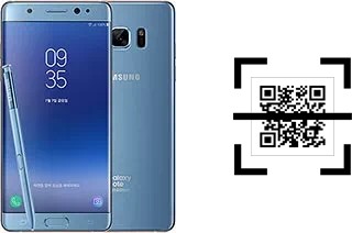 Comment lire les codes QR sur un Samsung Galaxy Note FE ?