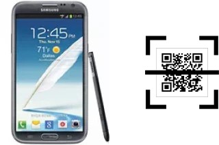 Comment lire les codes QR sur un Samsung Galaxy Note II CDMA ?