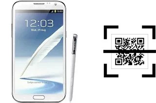 Comment lire les codes QR sur un Samsung Galaxy Note II N7100 ?