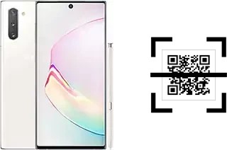 Comment lire les codes QR sur un Samsung Galaxy Note10 ?