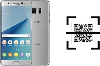 Comment lire les codes QR sur un Samsung Galaxy Note7 (USA) ?