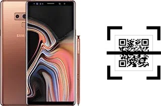 Comment lire les codes QR sur un Samsung Galaxy Note9 ?