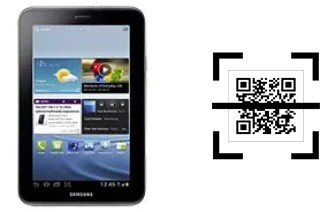 Comment lire les codes QR sur un Samsung Galaxy Tab 2 7.0 P3110 ?