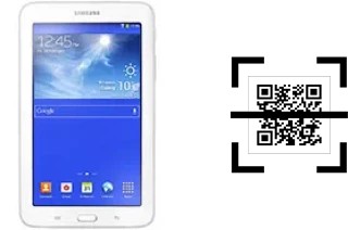 Comment lire les codes QR sur un Samsung Galaxy Tab 3 Lite 7.0 VE ?