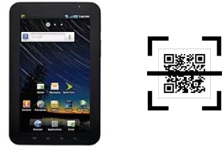 Comment lire les codes QR sur un Samsung Galaxy Tab CDMA P100 ?