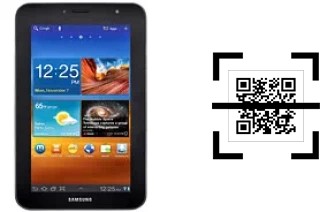 Comment lire les codes QR sur un Samsung P6210 Galaxy Tab 7.0 Plus ?