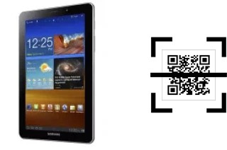 Comment lire les codes QR sur un Samsung P6800 Galaxy Tab 7.7 ?