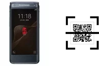 Comment lire les codes QR sur un Samsung W2017 ?