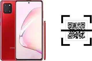 Comment lire les codes QR sur un Samsung Galaxy Note10 Lite ?