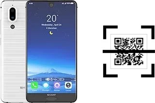 Comment lire les codes QR sur un Sharp Aquos S2 ?