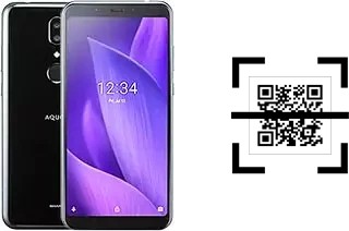 Comment lire les codes QR sur un Sharp Aquos V ?