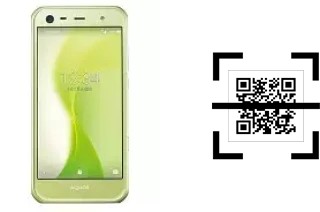 Comment lire les codes QR sur un Sharp Aquos Xx3 mini ?