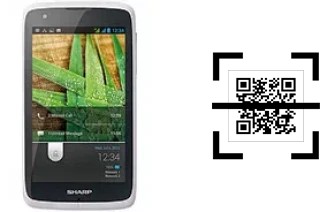 Comment lire les codes QR sur un Sharp SH530U ?