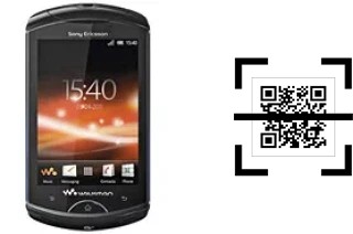 Comment lire les codes QR sur un Sony Ericsson WT18i ?