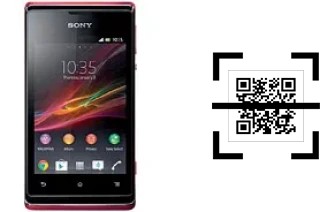 Comment lire les codes QR sur un Sony Xperia E ?