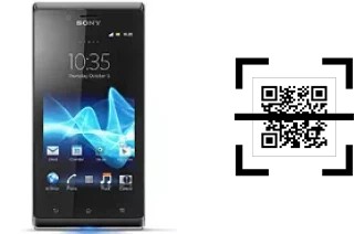 Comment lire les codes QR sur un Sony Xperia J ?