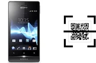 Comment lire les codes QR sur un Sony Xperia miro ?