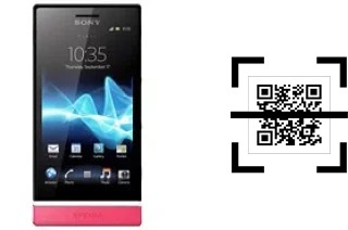 Comment lire les codes QR sur un Sony Xperia U ?