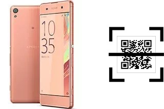 Comment lire les codes QR sur un Sony Xperia XA ?