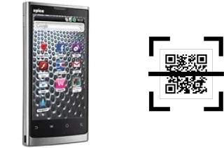 Comment lire les codes QR sur un Spice Mi-410 ?