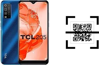 Comment lire les codes QR sur un TCL 205 ?