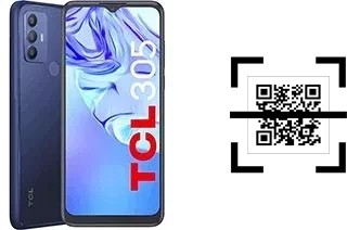 Comment lire les codes QR sur un TCL 305 ?