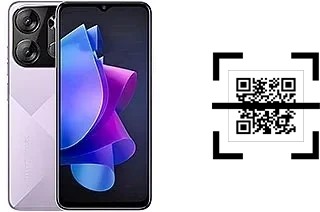 Comment lire les codes QR sur un Tecno Pop 7 Pro ?