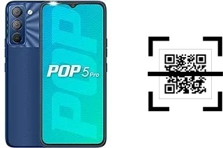 Comment lire les codes QR sur un Tecno Pop 5 Pro ?