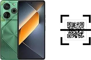 Comment lire les codes QR sur un Tecno Pova 6 Pro ?