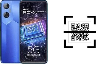 Comment lire les codes QR sur un Tecno Pova Neo 5G ?