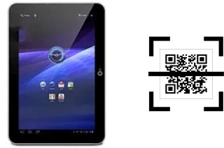 Comment lire les codes QR sur un Toshiba Excite AT200 ?