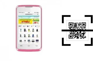 Comment lire les codes QR sur un Viettel V8411 ?