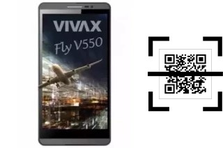 Comment lire les codes QR sur un Vivax Fly V550 ?