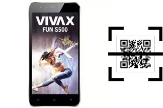 Comment lire les codes QR sur un Vivax Fun S500 ?