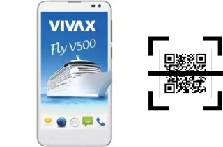 Comment lire les codes QR sur un Vivax Smart Fly V500 ?