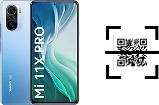 Comment lire les codes QR sur un Xiaomi Mi 11X Pro ?