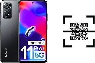 Comment lire les codes QR sur un Xiaomi Redmi Note 11 Pro+ 5G ?