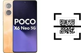 Comment lire les codes QR sur un Xiaomi Poco X6 Neo ?