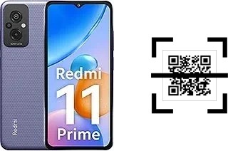 Comment lire les codes QR sur un Xiaomi Redmi 11 Prime ?