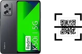 Comment lire les codes QR sur un Xiaomi Redmi K50i ?