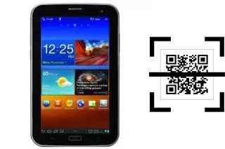 Comment lire les codes QR sur un Xoro Telepad 732 ?