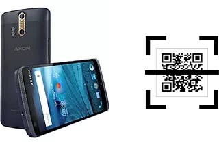 Comment lire les codes QR sur un ZTE Axon ?