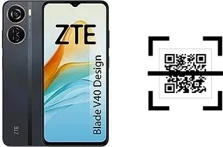 Comment lire les codes QR sur un ZTE Blade V40 Design ?