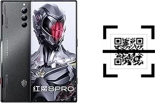 Comment lire les codes QR sur un ZTE nubia Red Magic 8 Pro ?