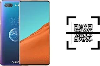 Comment lire les codes QR sur un ZTE nubia X ?