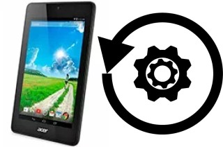 Comment réinitialiser ou reset un Acer Iconia One 7 B1-730