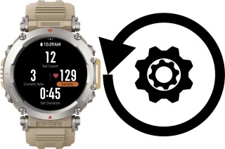 Comment réinitialiser ou reset un Amazfit T-Rex Ultra