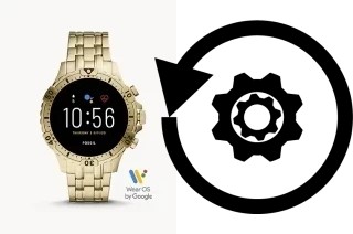 Comment réinitialiser ou reset un Fossil Gen 5 Garrett