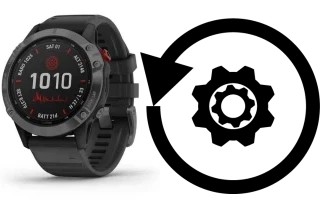 Comment réinitialiser ou reset un Garmin fēnix 6: Pro Solar