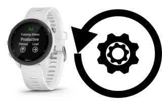 Comment réinitialiser ou reset un Garmin Forerunner 245 Music